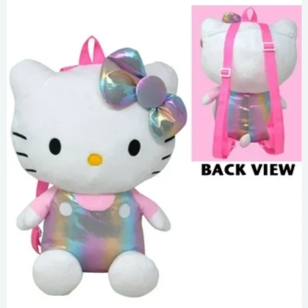 Hello Kitty Plush Backpack - Picture 2 of 7